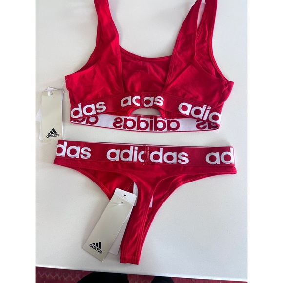 ADIDAS WOMEN LOGO TONG UNDER WEAR WITH BRALETTE - Picture 6 of 9